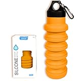 Esta es una botella de agua plegable, el tamaño de la botella plegada es de 7 x 24 cm y la capacidad es de 550 ml. Una vez plegado, la altura es de 14,5 cm y la capacidad de 200 ml. Puedes plegar o desplegar la botella plegable transformable según la cantidad de bebida necesaria. Esto ahorra un valioso espacio.