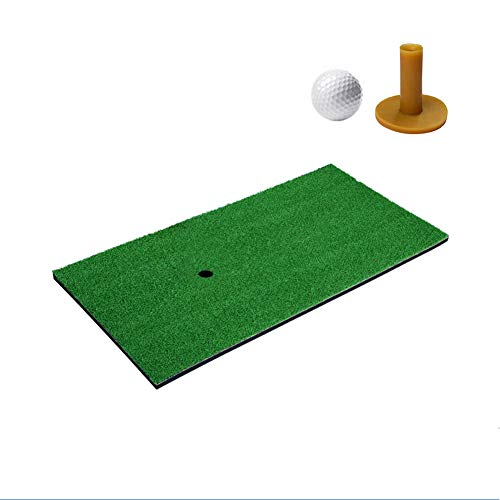 ORETG45 Estera de práctica de golf Mini alfombrilla de golf Lanzamiento Pad Swing Training Hitting Mat con bola de esponja en blanco opción