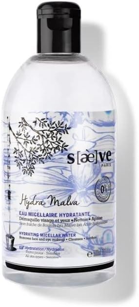 Hydraterend micellair water voor alle huidtypes, 500 ml [Hydra Malva] Saeve