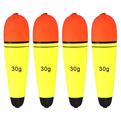 PATIKIL 1oz Fishing Slip Bobbers, 4 Pack EVA Fishing Float