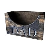 Organizador de armazenamento de chapéu de beisebol,Presente de artesanato em madeira para o dia dos pais | Caixa de chapéu de beisebol de armazenamento empilhável para estante de livros, Thaely