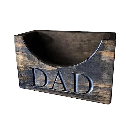 Organizador de armazenamento de chapéu de beisebol,Presente de artesanato em madeira para o dia dos pais | Caixa de chapéu de beisebol de armazenamento empilhável para estante de livros, Thaely