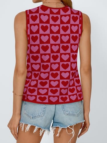 Image of COCCKO Womens Summer Tops Vacation Beach Outfits Cute Tie Front Crochet Vest Knit Sleeveless Sweaters