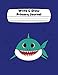 Write & Draw Primary Journal: Half Blank Space Half Lined Pages: Shark In The Ocean Story Paper Composition Notebook
