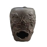 MZICXV Estufa de té de Hierro Fundido con Forma de dragón, Quemador de Incienso, Chimenea rústica de Arte Popular, Coleccionable Decorativo for el hogar y el té.