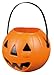 Boland 74482 – Cesta de calabaza Halloween «trato o truco», 14 x 17 cm
