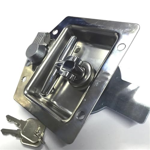 Cerradura de manija Rarelock MS211 de acero inoxidable para camiones y cajas eléctricas 5