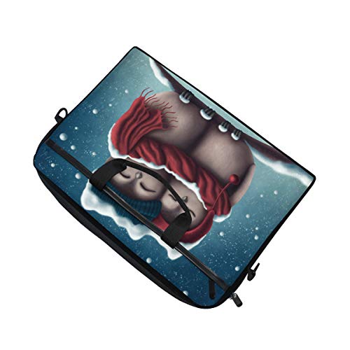 Funda bandolera para portátil de 14 y 15 pulgadas con compartimentos para accesorios 5