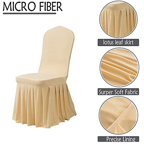 Dimatic HUIEN-BAIZHE-XIANGBING-4 Dining Room Chair Covers Set Of 4, Stretch Parsons Slipcovers thumb #2