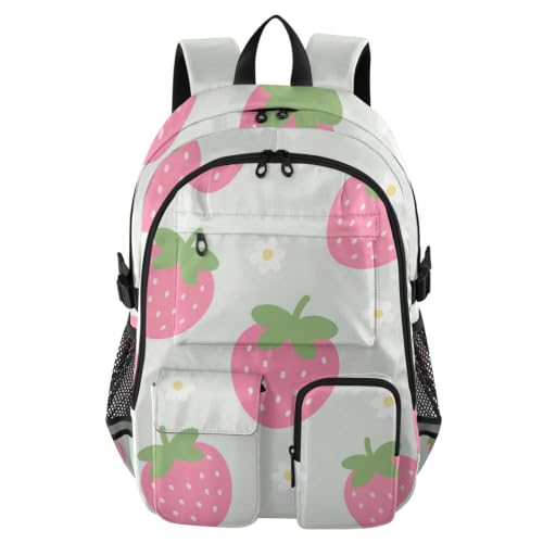 Mochilas de viaje para laptop juveniles y lindas mochilas escolares gris fresa