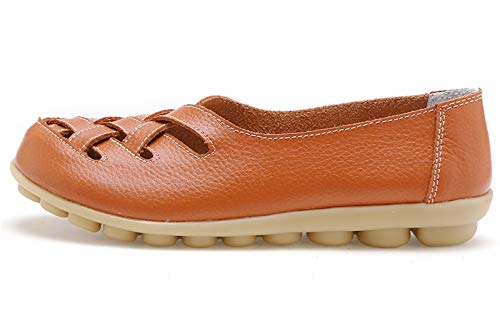 Image of VenusCelia Women's Braided-Nests Walking Flat Loafer