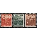 Freimarken 1933 Goldhahn Liechtenstein Nr. 119-121 \