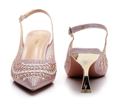 Image of VenusCelia Women's Charming Lady Slingback Pump Shoe