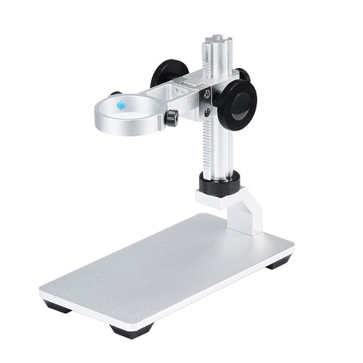 Support microscope en alliage d'aluminium avec base USB réglable pour soudure électronique