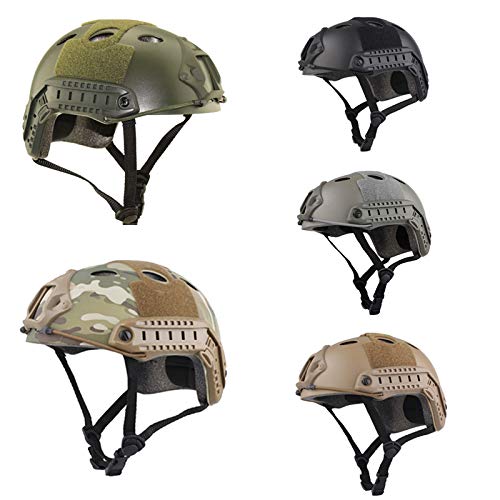 Atairsoft Pj Type Tactical Paintball Airsoft Fast Helmet De Tan #TOP5