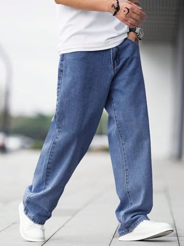 Image of TAGAS Jeans for Men| Baggy Fit Cotton Pant for Mens || Relaxed FIT Denim Jeans|