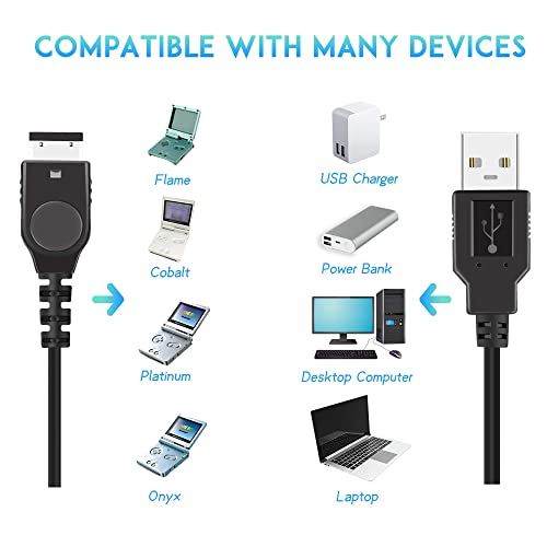 Xahpower Gameboy Advance Sp Games Accessories Kit, 1 Pack Charger Cable And 1 Pack Battery Pack For Game Boy Advance Sp Systems(Gba Sp) #TOP2