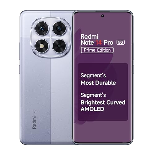 Redmi Note 14 Pro 5G Prime Edition (Phantom Purple, 8GB RAM, 128G...