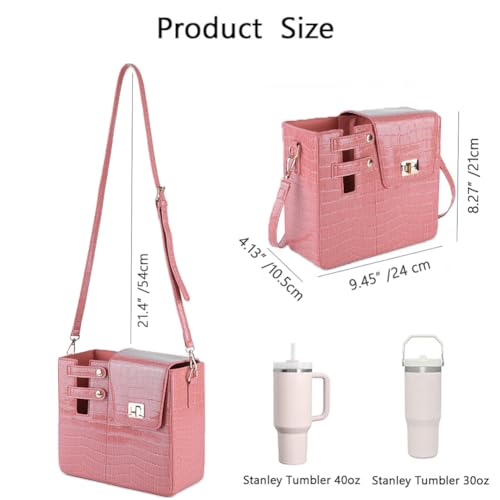 Image of Stanley Purse Cup Holder Bag Crossbody Water Bottle Purse for 40oz Tumbler