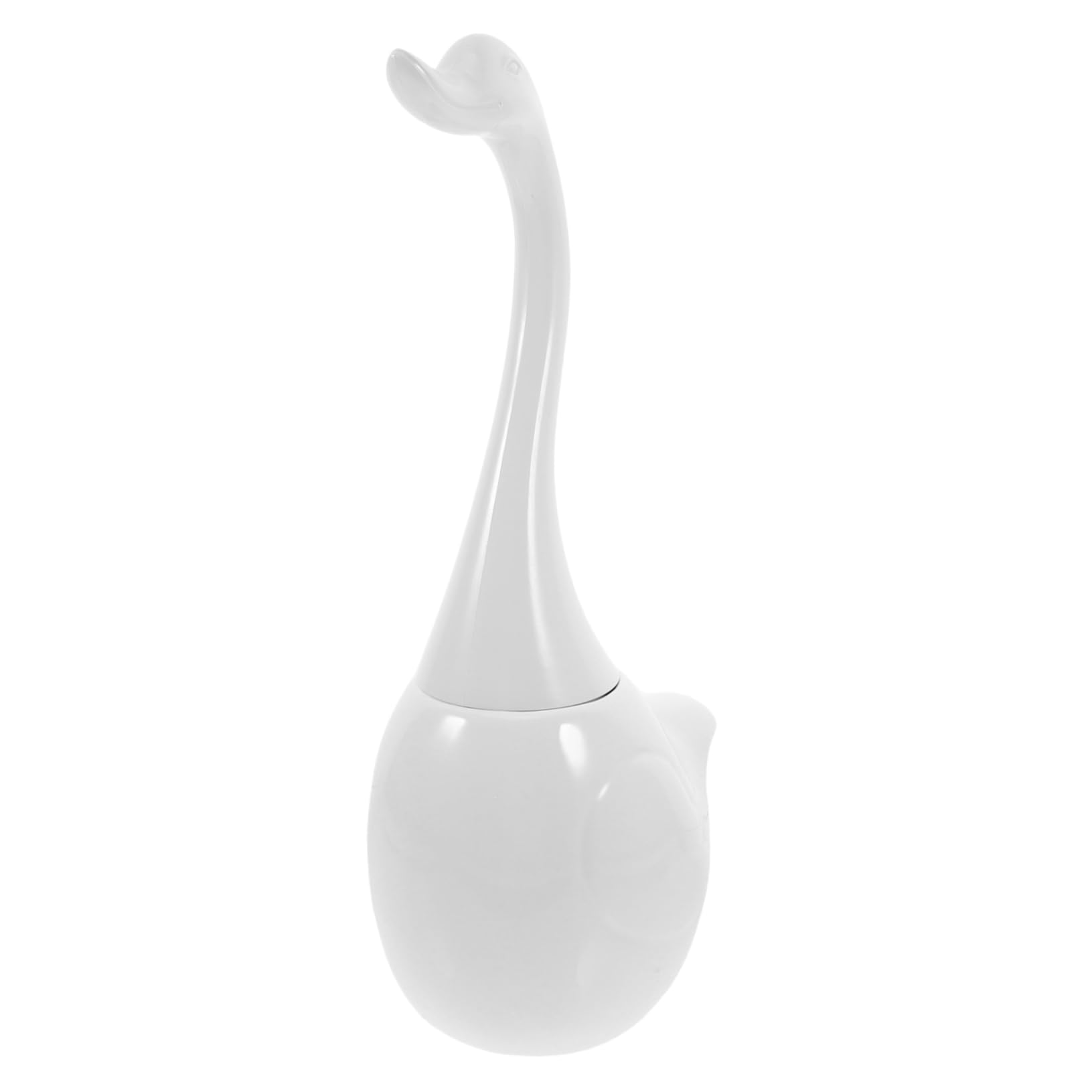 Brosse WC cygne avec support céramique pour nettoyer la cuvette