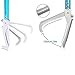 V-CHEETONG 60inch Snake Tong Reptile Grabber Rattle Snake Catcher Professional Aluminum Alloy Wide Jaw Handling Tool with Lock and Comfortable Grip Handle (Include Snake Bagging)