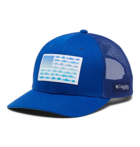 Image of Columbia Unisex-Adult PFG Snap Back Fish Flag Ballcap