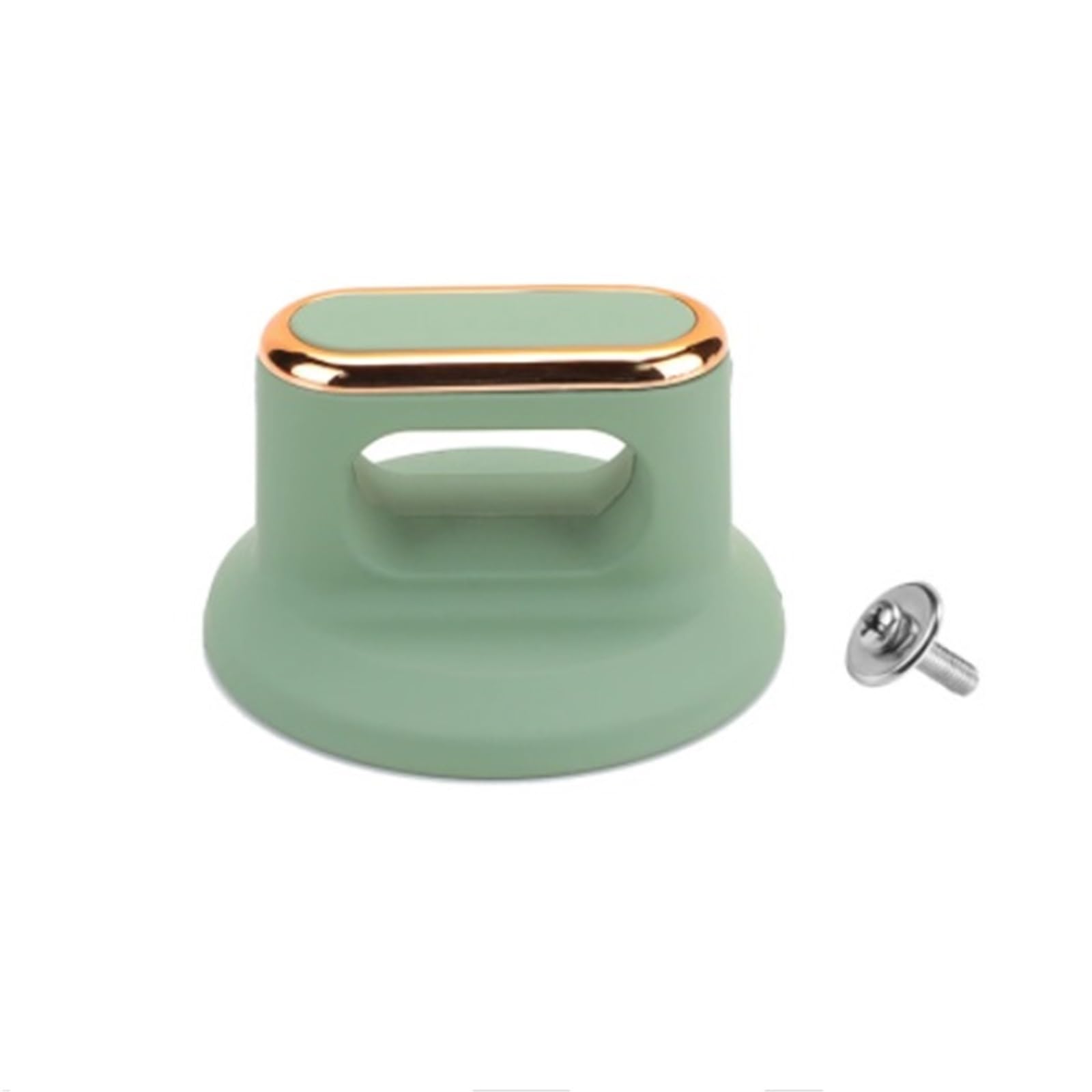 8Pcs Pot Lid Knob Handles with Gold Ring Heat-Resistant Cookware Knobs for Casserole Kettle