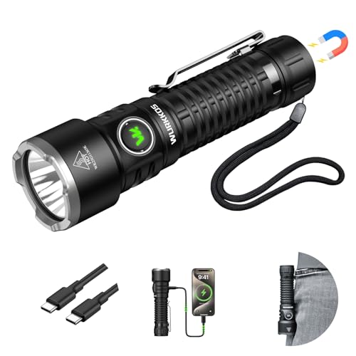 Image of Wurkkos TS28 Rechargeable LED Flashlight, 3200 Lumens Super Bright Flashlight with Multiple Modes, IPX8 Waterproof Flash Lights for Camping, Hiking, Outdoor and Emergency Use