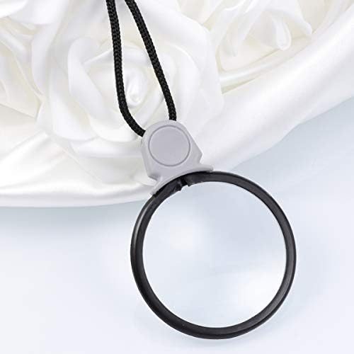 NUOBESTY Necklace Magnifier Hanging Loupe Monocle Lens Coin Magnifying Glass Pendant Magnifier for Jewelry Reading Map Increasing Vision