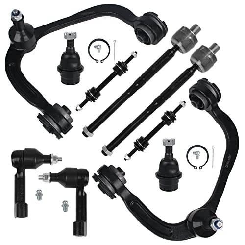 Autoround Front 4WD/AWD Suspension Kit Upper Control Arm w/Ball Joint Fit for 2009-2014 Ford F-150, 10pcs - Sway Bar Links Tie Rod by Autoround - Used condition - US$71.80