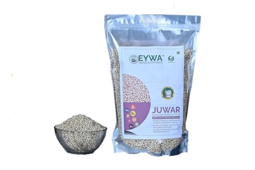 Image of Eywa Seeds & Exports Pvt Ltd Organic White Sorghum (2 Kg) /White Cholam /Jovar /Jonna /Jola For Eating And Cooking By Eywa