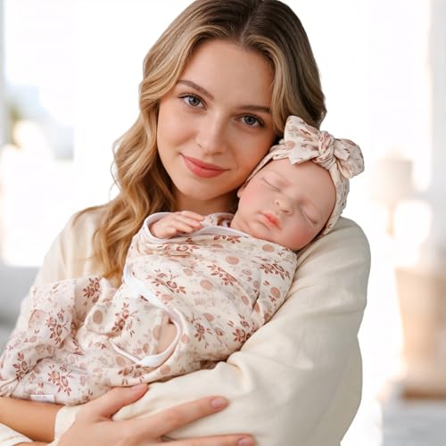 Muñeca Reborn Baby Silicona Realista 44 cm miniatura 1
