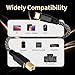 YYTCG USB B to USB C Audio Cable, 6N OFC Gold-Plated Braided Printer Cable, for Hi-Fi DAC, Amplifier, DJ Controller, Audiophiles & Music Lovers (1.64ft/0.5m)