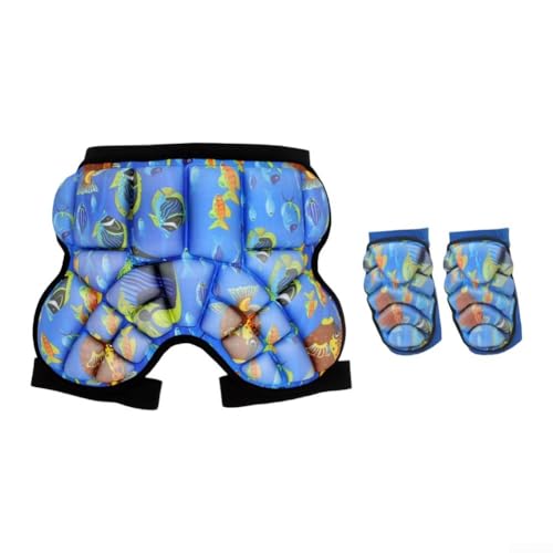 Coussinets de protection de hanches pour snowboard anti choc pour protéger le coccyx de l'enfant