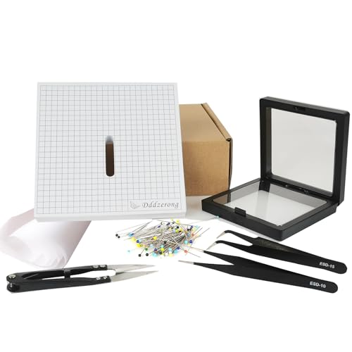 Butterfly Specimen Kit Includes pins, mounting Board, Spreading Tools, Display case, Labels, Forceps, Preserving and showcasing Butterfly specimens. (Butterfly Specimen Kit) (13x13cm)