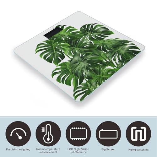 Báscula digital de baño con pantalla LCD y precisión 400 lb miniatura 3
