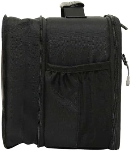 Expandable Lunch Bag Compatible with Lolë – Insulated, Stylish, and Portable (Black)