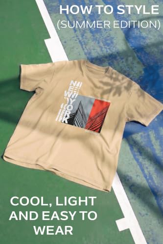 Image of Van Heusen Men's Athleisure Graphic T-Shirt - Comfortable Crew Neck| Soft Breathable Cotton Blend | Casual Wear Style | Summer Favorite | Style 60054