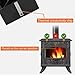 ventilador de estufa de 6 aspas alimentado por calor para quemadores de leña Imagen de ventilador de estufa de 6 aspas alimentado por calor para quemadores de leña
