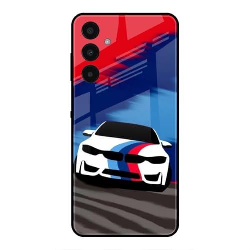 Image of SmashItUp Car | Multicolours Designer Printed TPU Metal Case Mobile Back Cover for Samsung A15 5G