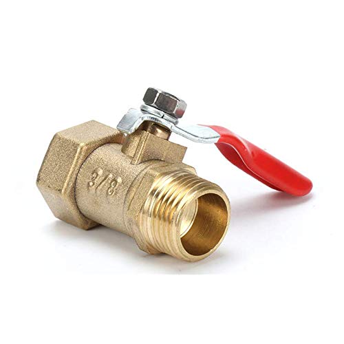 Válvula de bola pequeña de latón de 1/8 de pulgada para sistemas de riego y fontanería industrial 2