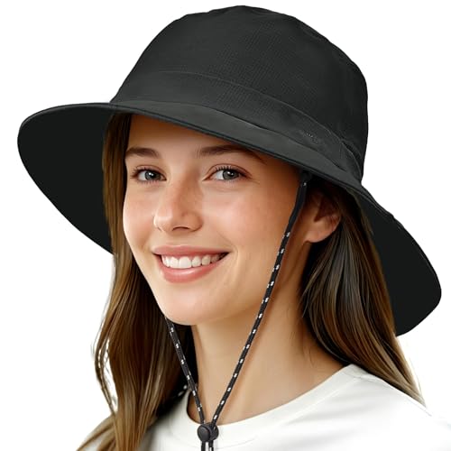 Chapeau de safari noir pour vous protéger du soleil durant vos aventures
