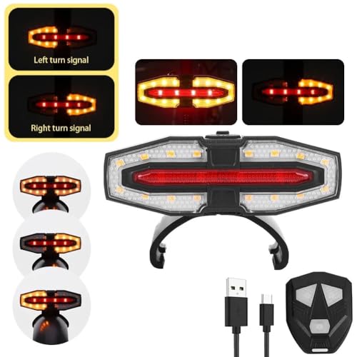 Luz trasera de señal giro con advertencia inteligente para patinetes M365 Pro 2 3