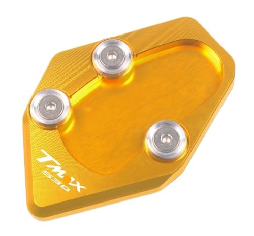 Plaque support béquille TMAX 530 en alliage robuste anodisé moto