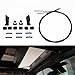 Prefer Warehouse 2PCS Sunroof Glass Cables & 14Pcs Bracket Slider Kit Compatible with 2015-2022 Jeep Renegade, Replace AP360198 /77368445/77368446 /77368447/77368448 Sunroof Repair Kit