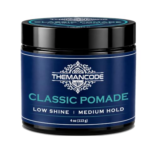 THEMANCODE Pomade for Men, Medium Hold & Low Shine, 4 Oz