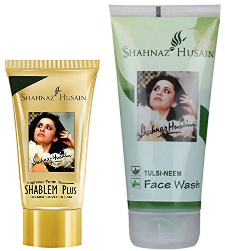 Shablem Plus Blemish Cover Cream - 25GM and Tulsi Neem Face Wash - 50GM