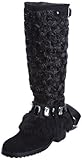 beverly feldman boots  Beverly Feldman 32313-630-001, Damen Hochschaftstiefel, Schwarz (black sue/black rose), 42 EU / 8 UK