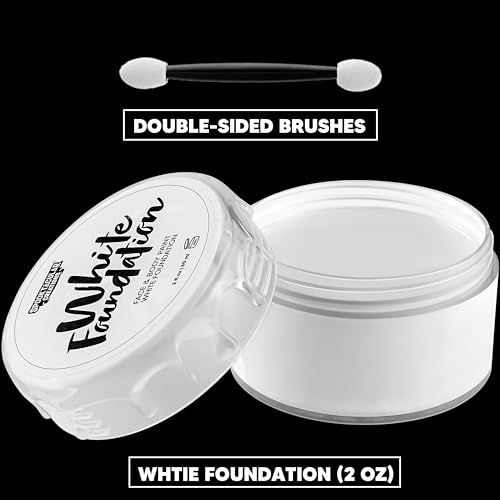 image for Spooktacular Creations Halloween 2.5 Oz White Face Body Paint Makeup F