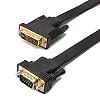 DVI-naar VGA-kabel 2m, ConnBull Premium Dual Link DVI-D 24+1 naar VGA-adapterkabel voor pc, monitor of projector